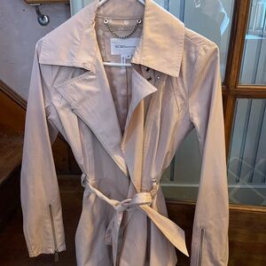 BCBGMAXAZRIA Women's Pink Trench Coat